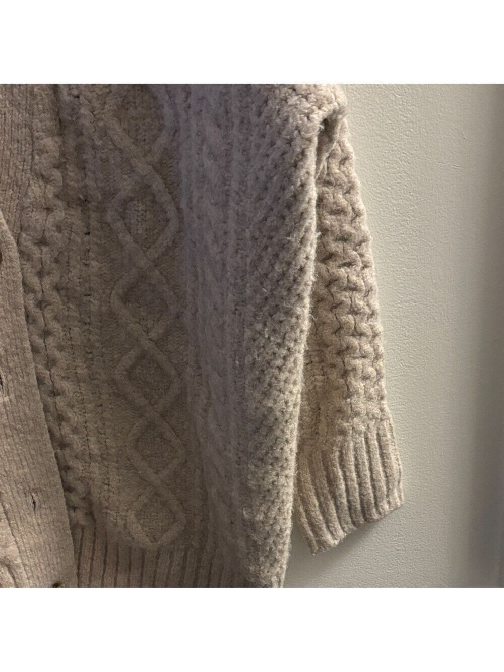 J. Crew Beige Cable Knit Cardigan - Picture 4 of 4